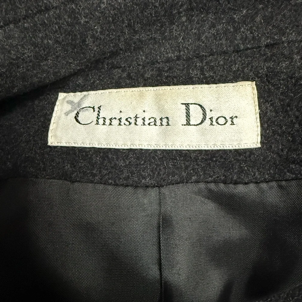 Christian Dior Loro Piana Wool Vintage Military Coat COA - Picture 6 of 10